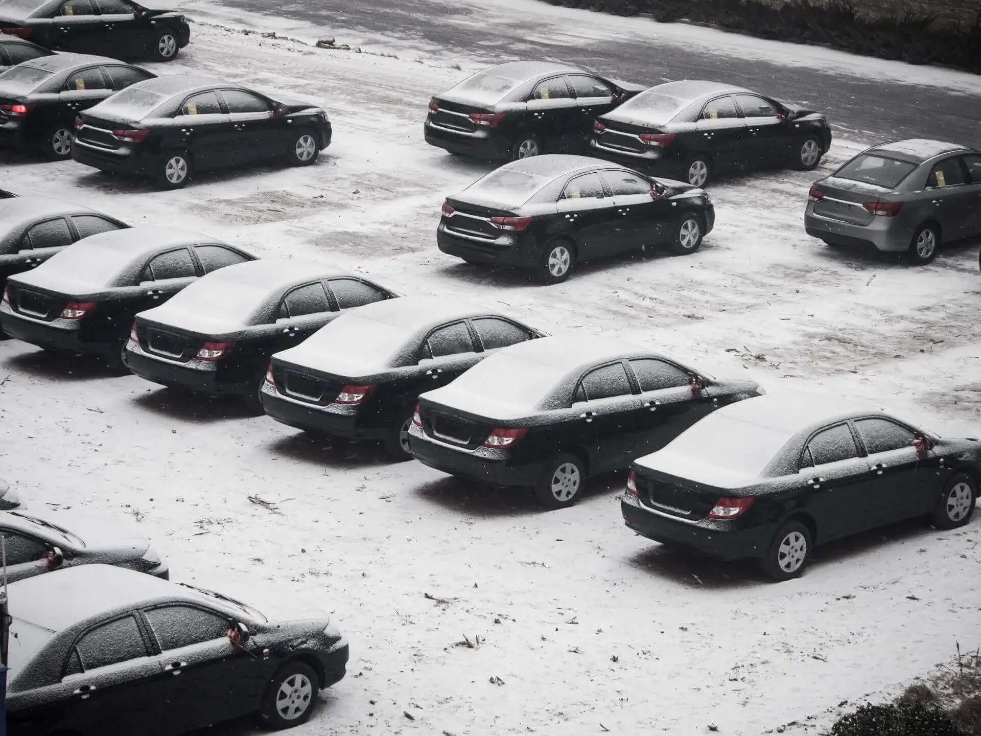snow car park clearance